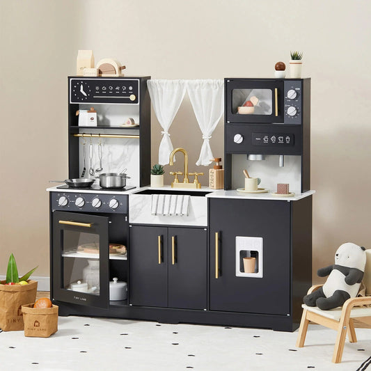 Tiny Land® Iconic Kitchen - Black - The Nurturing Nook