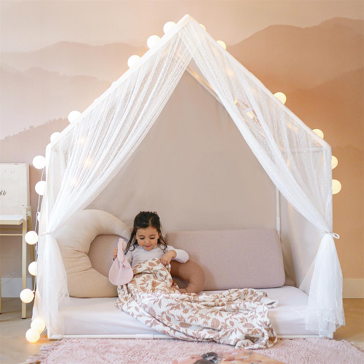 Tiny Land® Large Space Play House with Star Lights - The Nurturing Nook