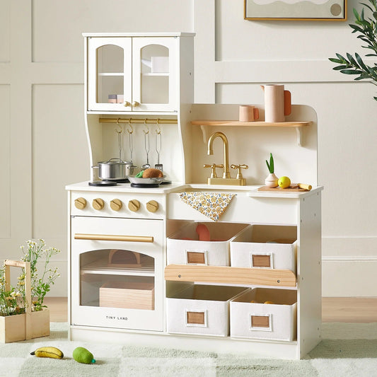 Tiny Land® Serenity Play Kitchen - Cream - The Nurturing Nook