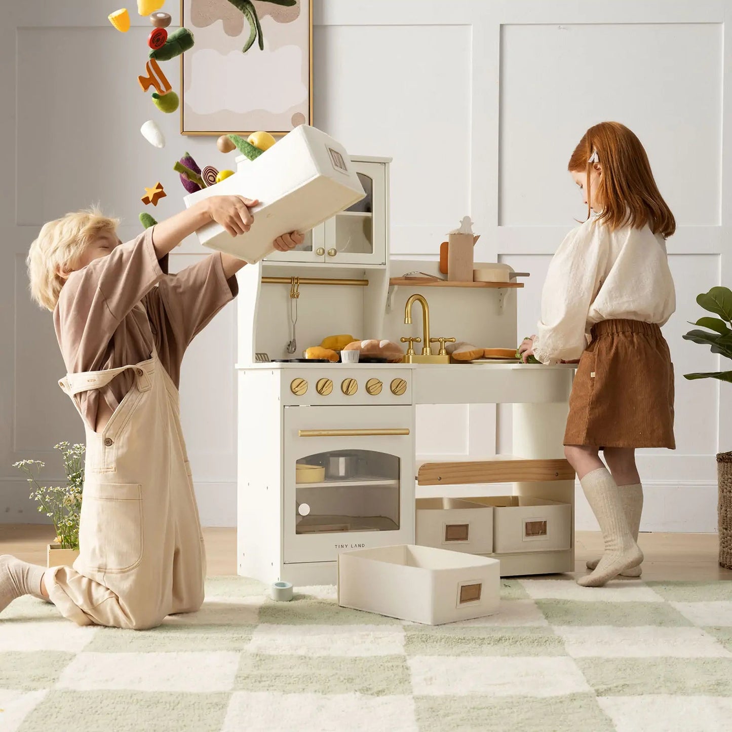 Tiny Land® Serenity Play Kitchen - Cream - The Nurturing Nook
