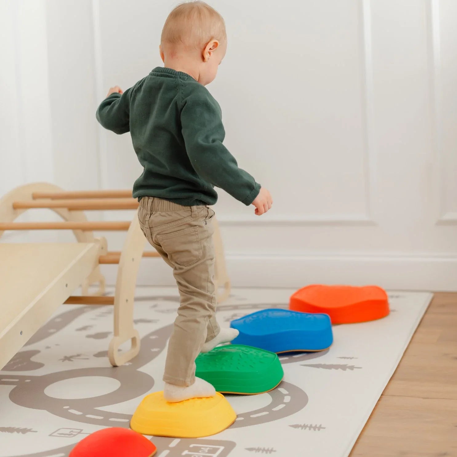 Tiny Land® Stepping Stones - Rainbow Color - The Nurturing Nook