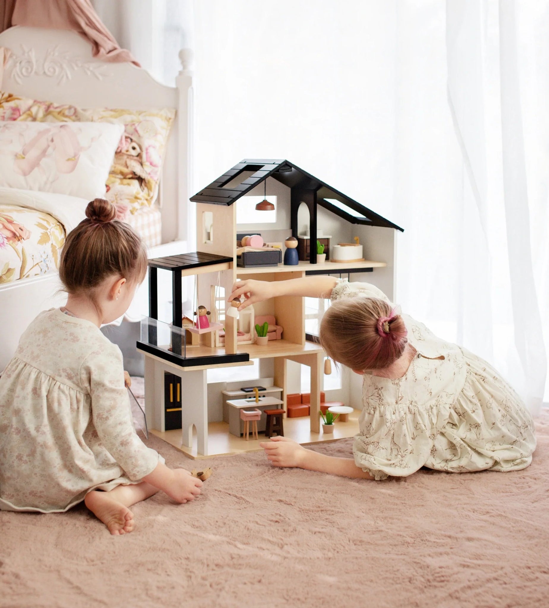 Tiny Land® Sweetwood Edge Dollhouse - The Nurturing Nook