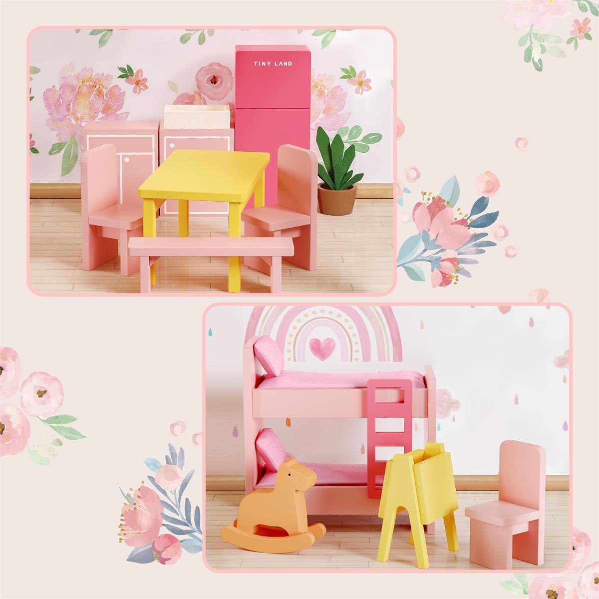 Tiny Land® Sweetwood Love Dollhouse without Dolls - The Nurturing Nook
