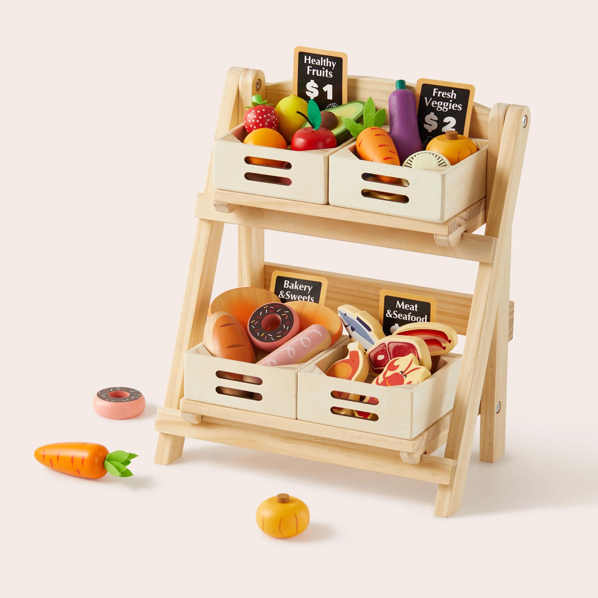 Tiny Land® Versatile Wooden Rack - The Nurturing Nook