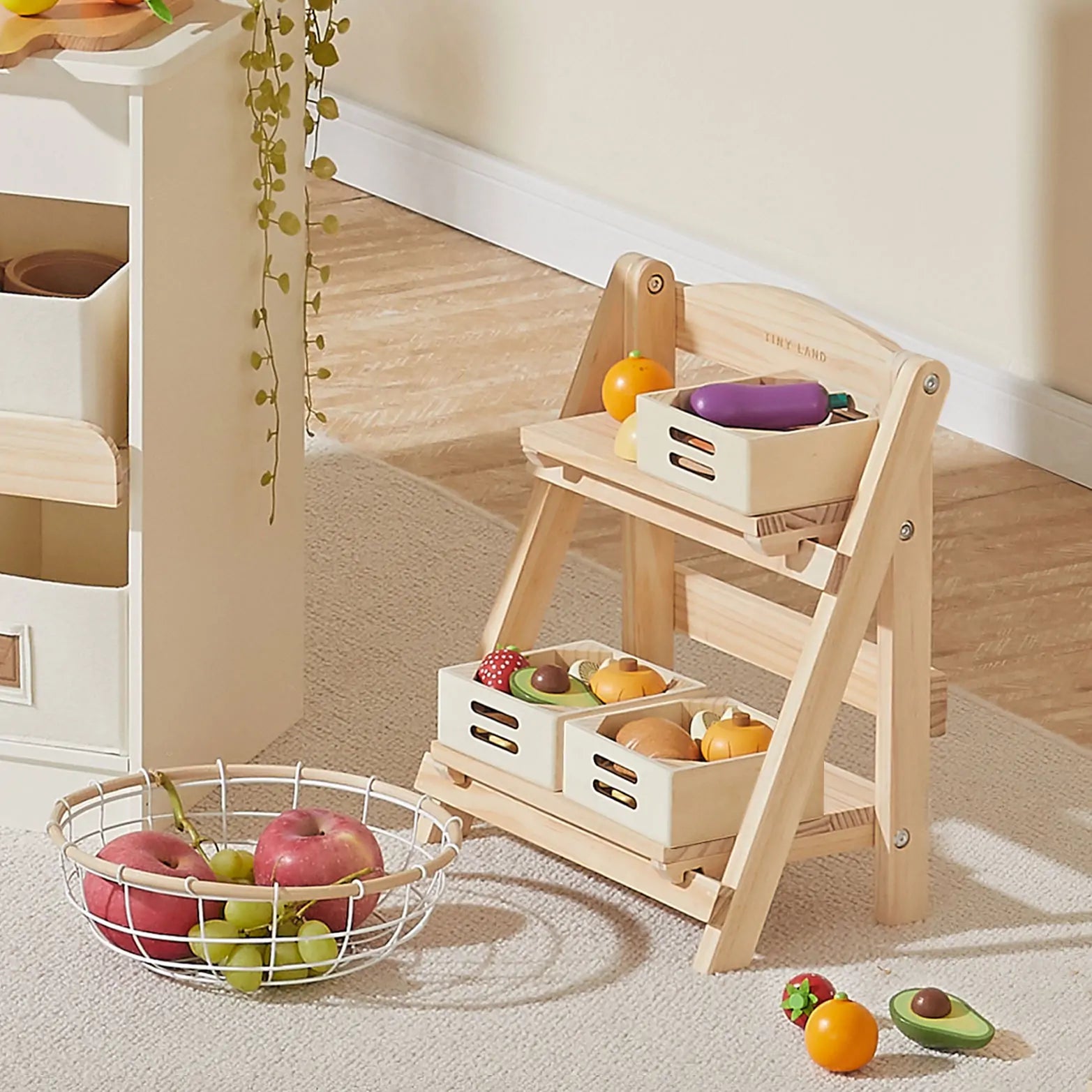 Tiny Land® Versatile Wooden Rack - The Nurturing Nook