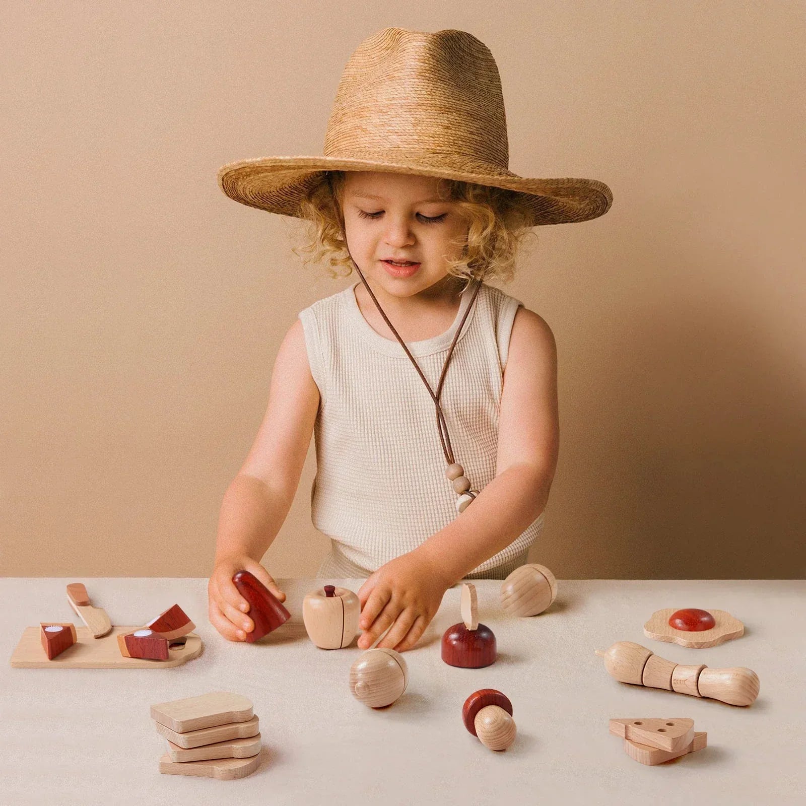 Tiny Land® Wooden Cut and Play Food Toys - The Nurturing Nook