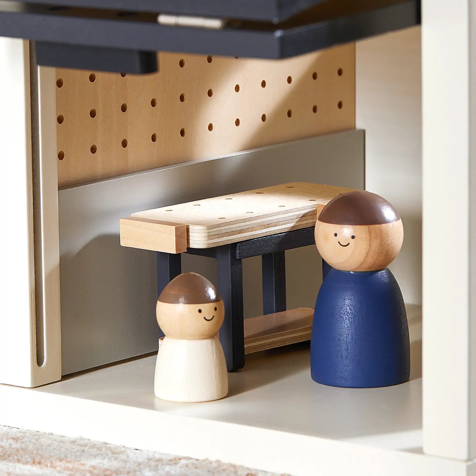 Tiny Land® Wooden Dollhouse - Garage - The Nurturing Nook