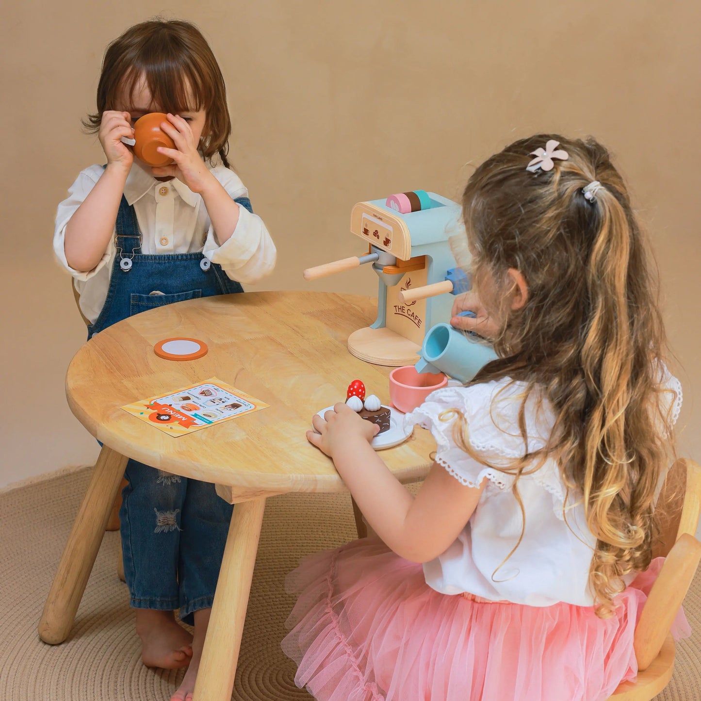Tiny Land® Wooden Kids Play Coffee Maker Set - The Nurturing Nook