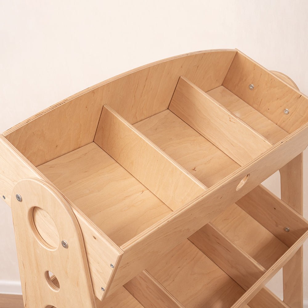 Toy storage organizer – with 8 containers - The Nurturing Nook