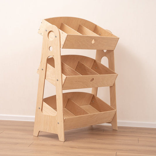 Toy storage organizer – with 8 containers - The Nurturing Nook