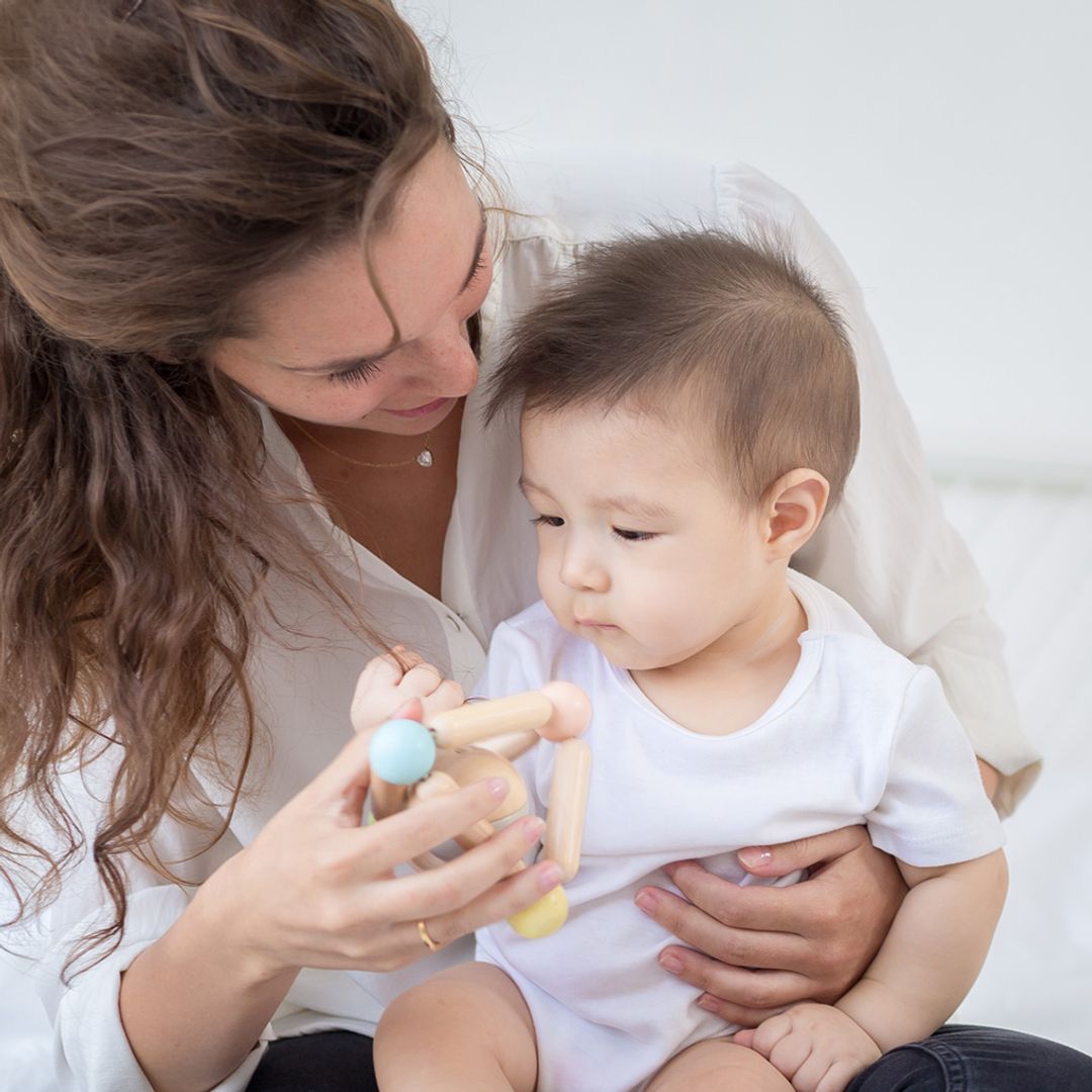 Triangle Clutching Toy - Pastel - The Nurturing Nook