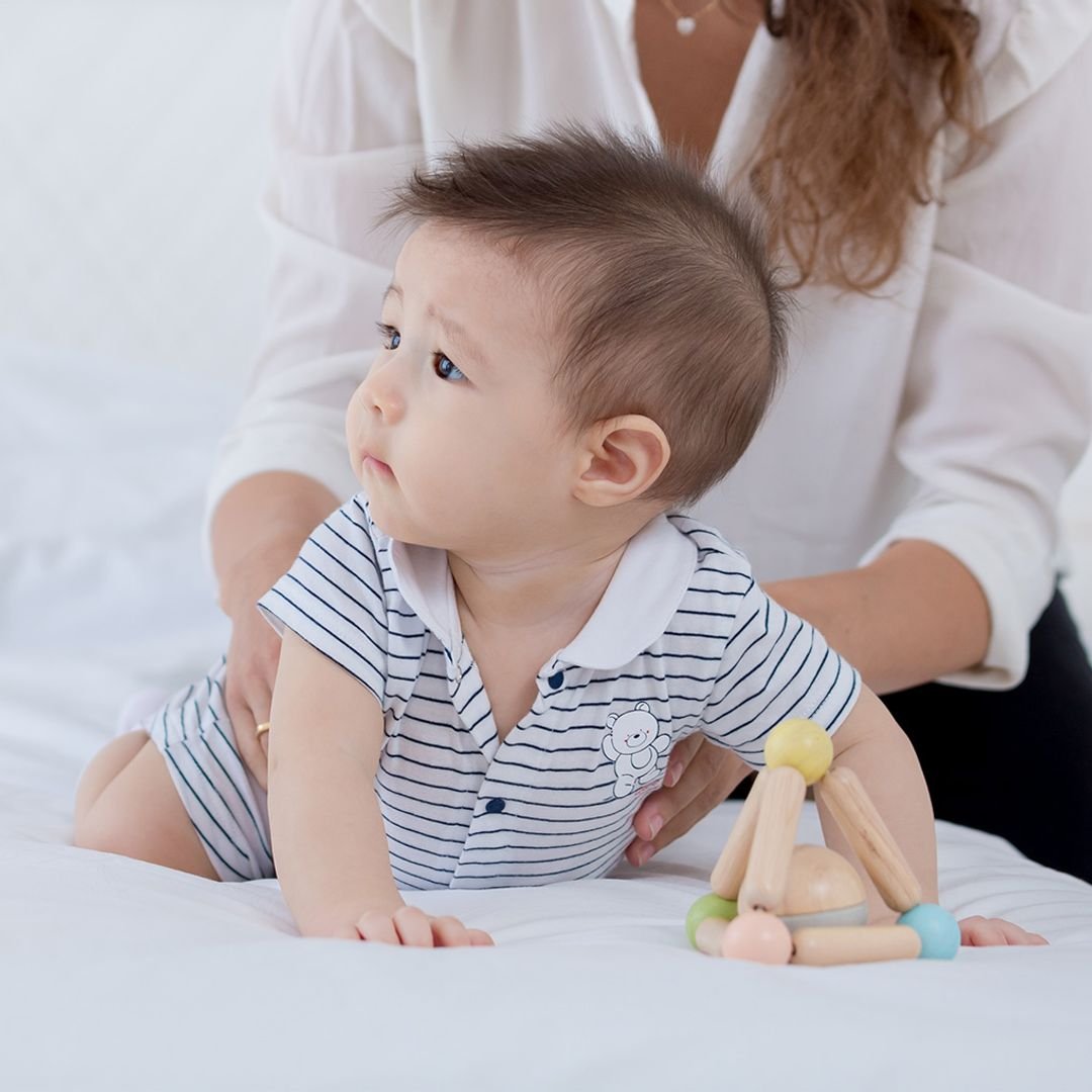 Triangle Clutching Toy - Pastel - The Nurturing Nook