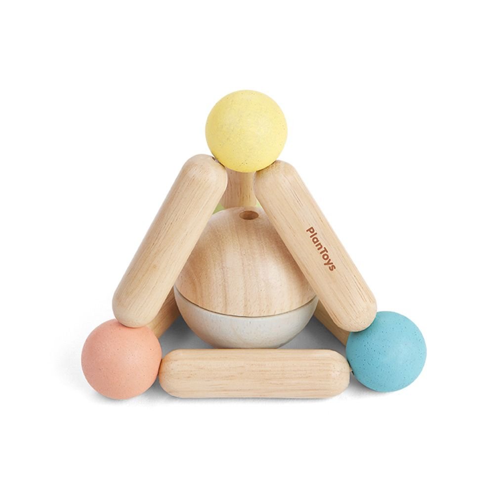 Triangle Clutching Toy - Pastel - The Nurturing Nook