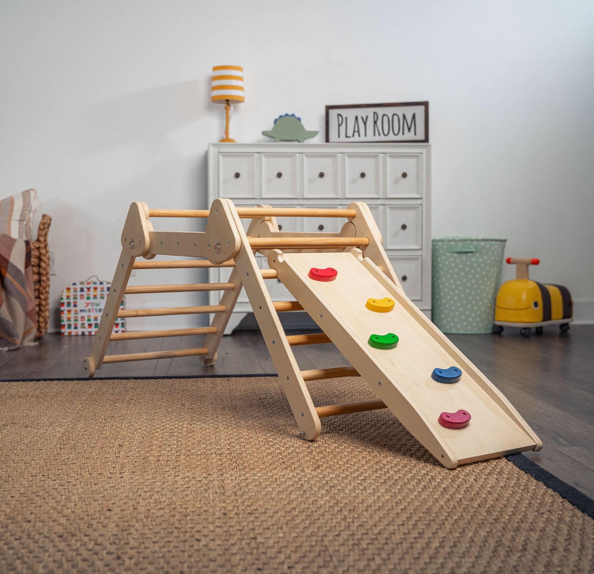 Vicus - Triangle Ladder with Ramp - The Nurturing Nook