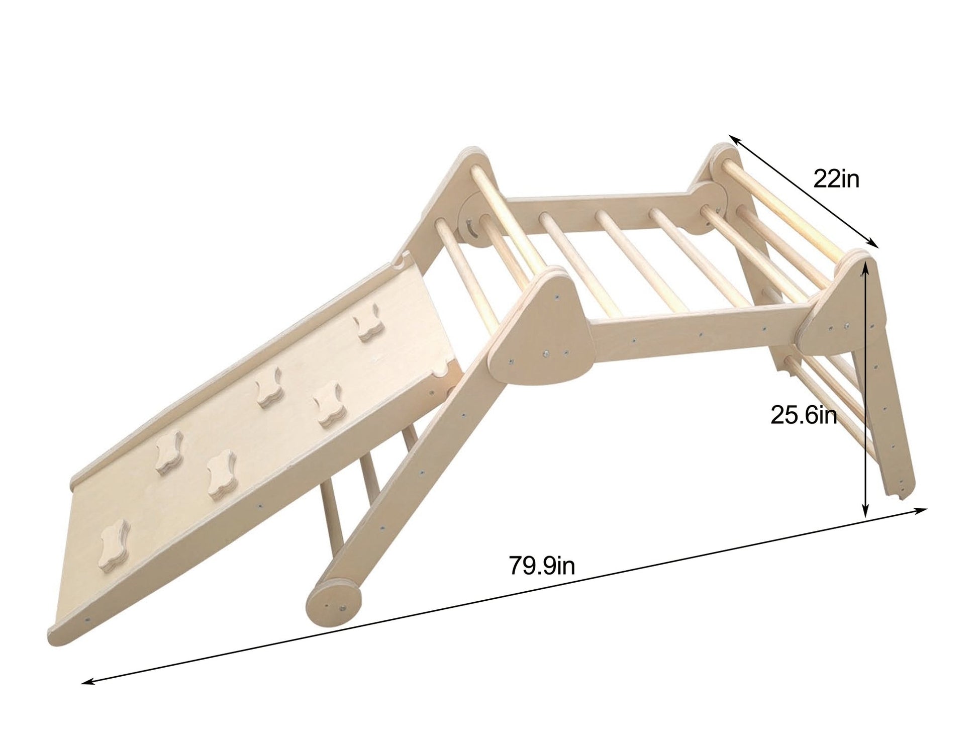 Vicus - Triangle Ladder with Ramp - The Nurturing Nook