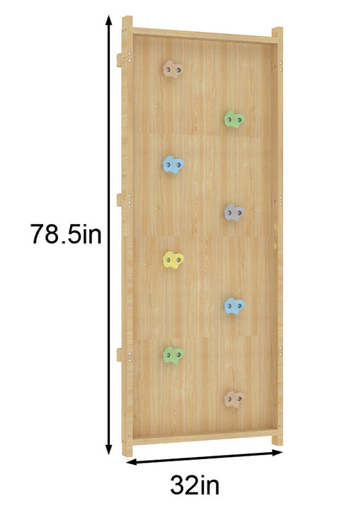 Add-On Rock Wall Panel for 79" Modular Walnut