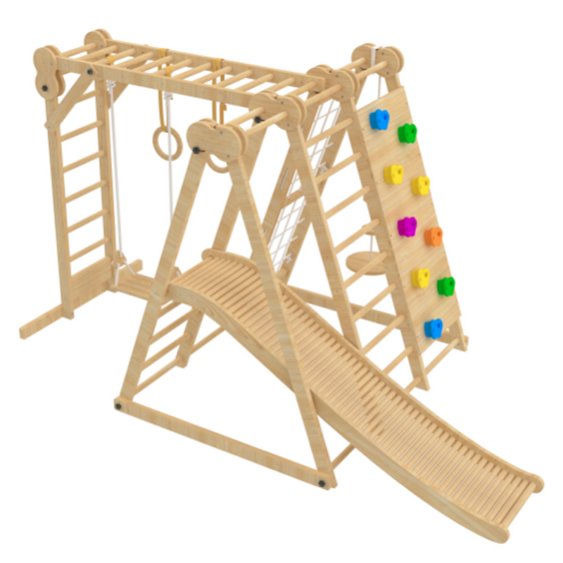Wooden Roller Slide - Add on (Climber Not Included)