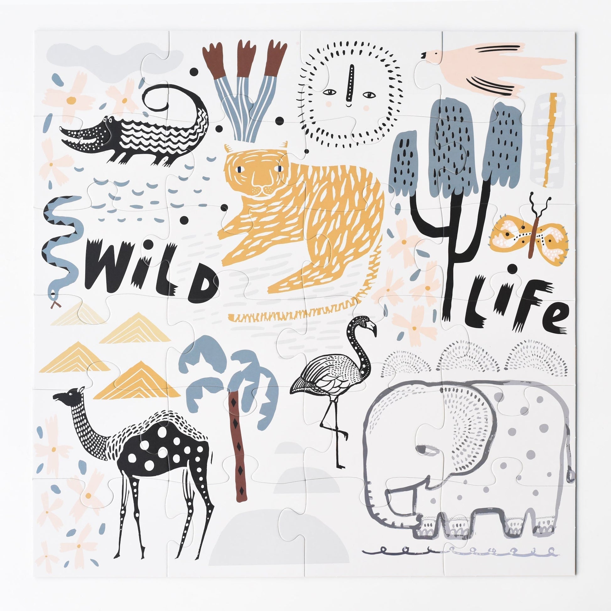 Wild Life Floor Puzzle - The Nurturing Nook