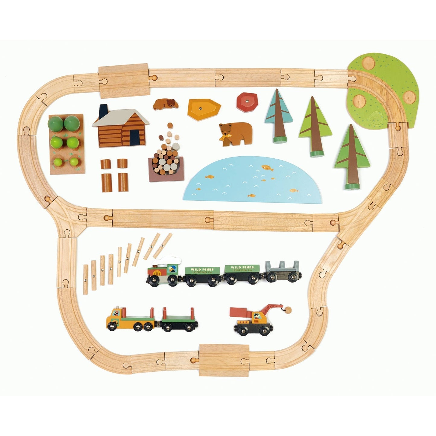 Wild Pines Train Set - The Nurturing Nook