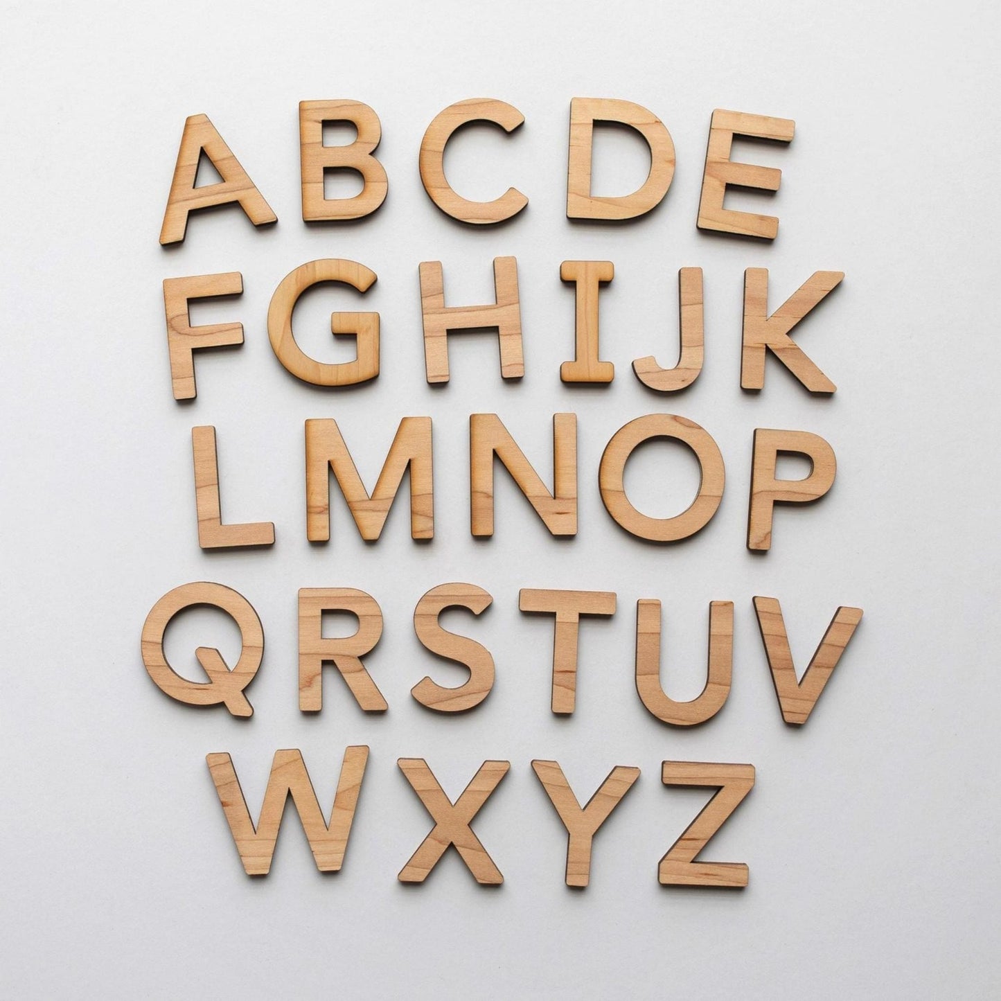 Wooden Alphabet Set • Montessori Movable Alphabet Set, Maple - The Nurturing Nook