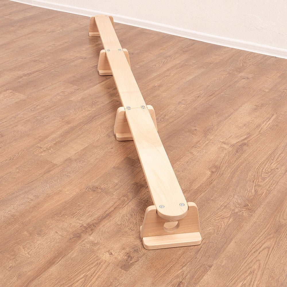 Wooden balance beam – zig - zag or straight - The Nurturing Nook