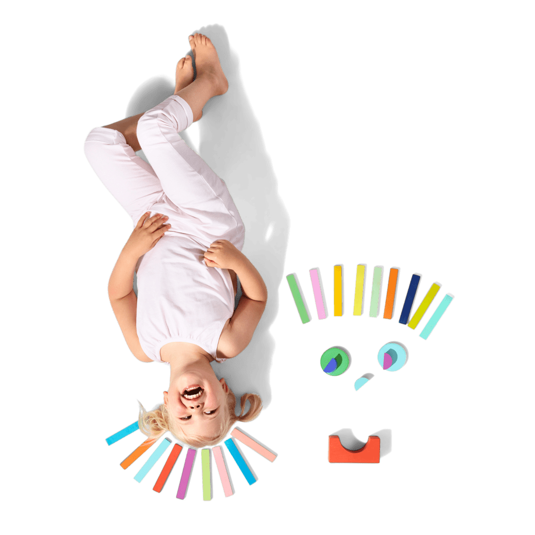 Wooden block set for open - ended play and motor development - The Nurturing Nook