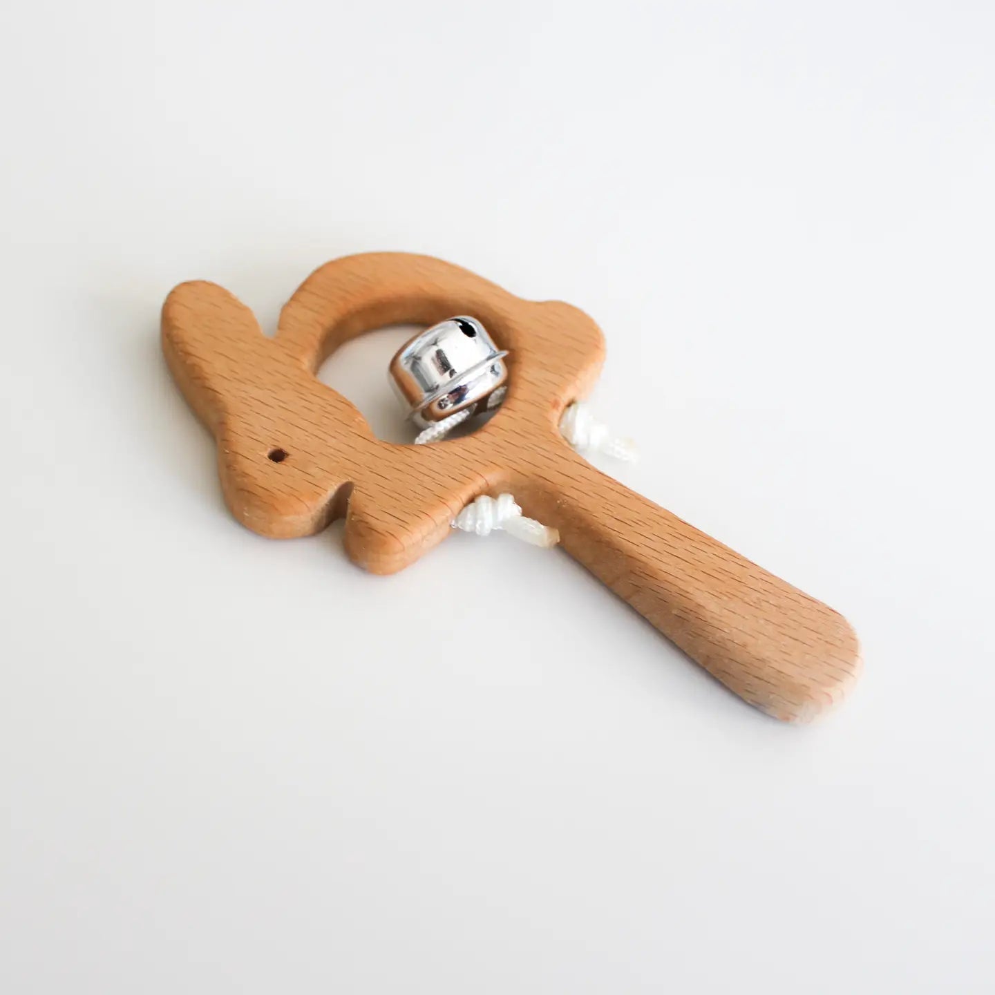 Wooden Bunny Rattle - The Nurturing Nook
