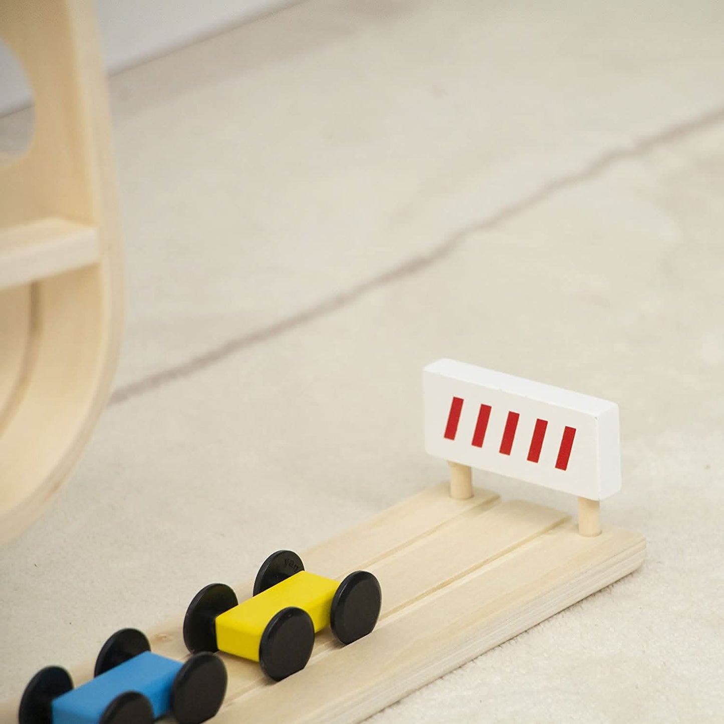 Wooden car ramp race set – fast, fun, and educational - The Nurturing Nook