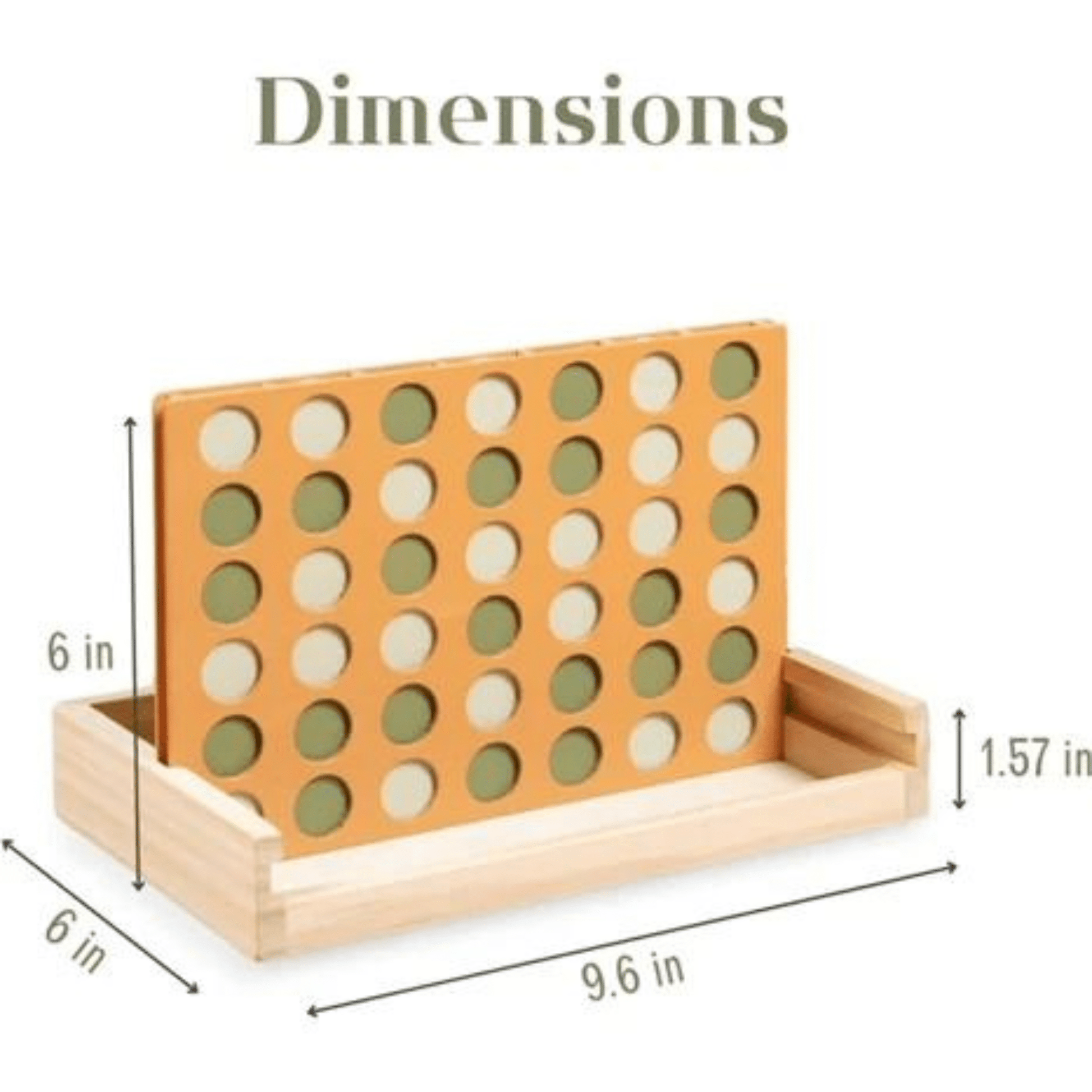 Wooden Four in a Row - The Nurturing Nook