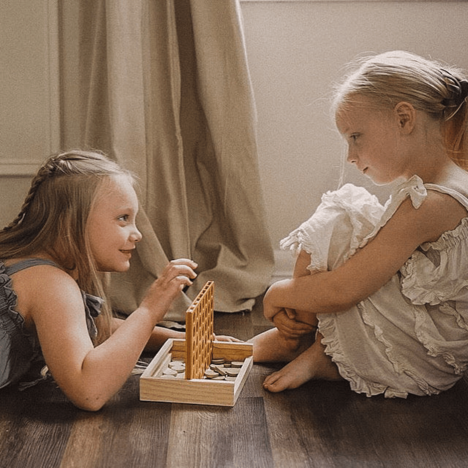 Wooden Four in a Row - The Nurturing Nook