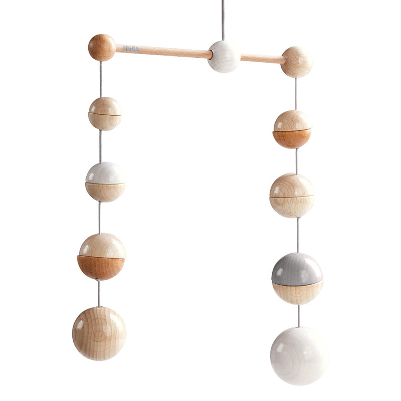 Wooden mobile dots