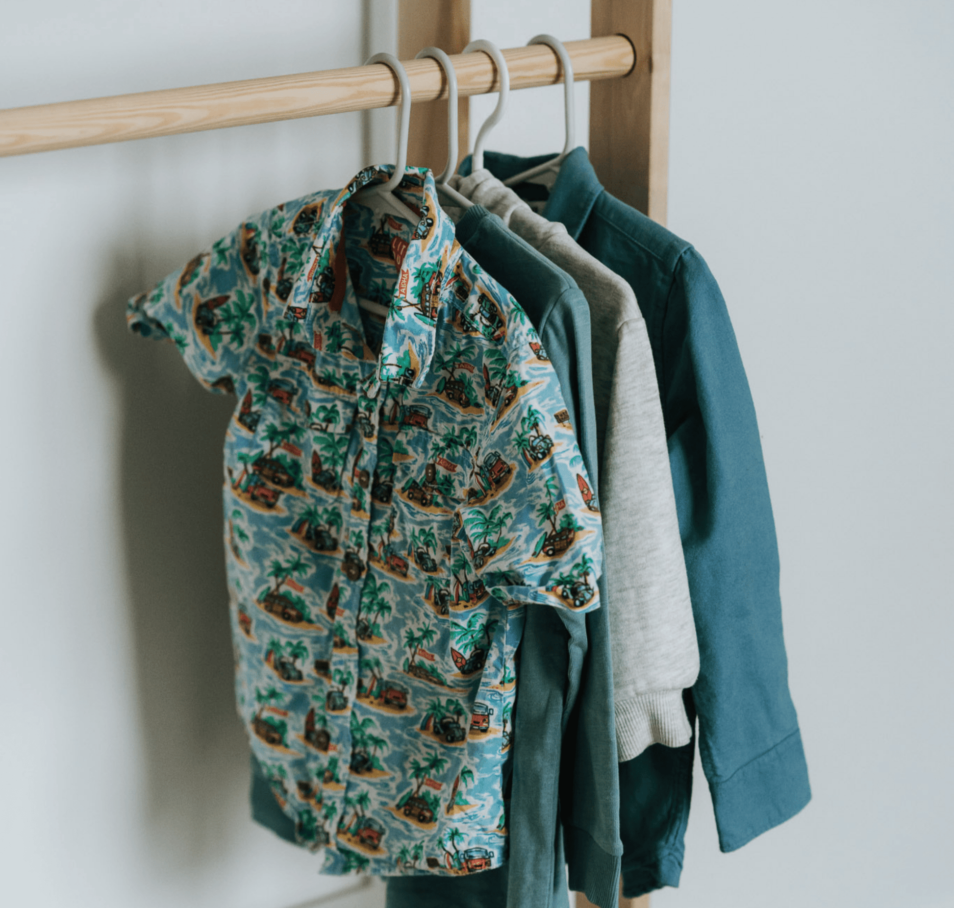 Wooden Montessori Wardrobe for Kids | Children Wardrobe Montessori Clothing Rack - The Nurturing Nook