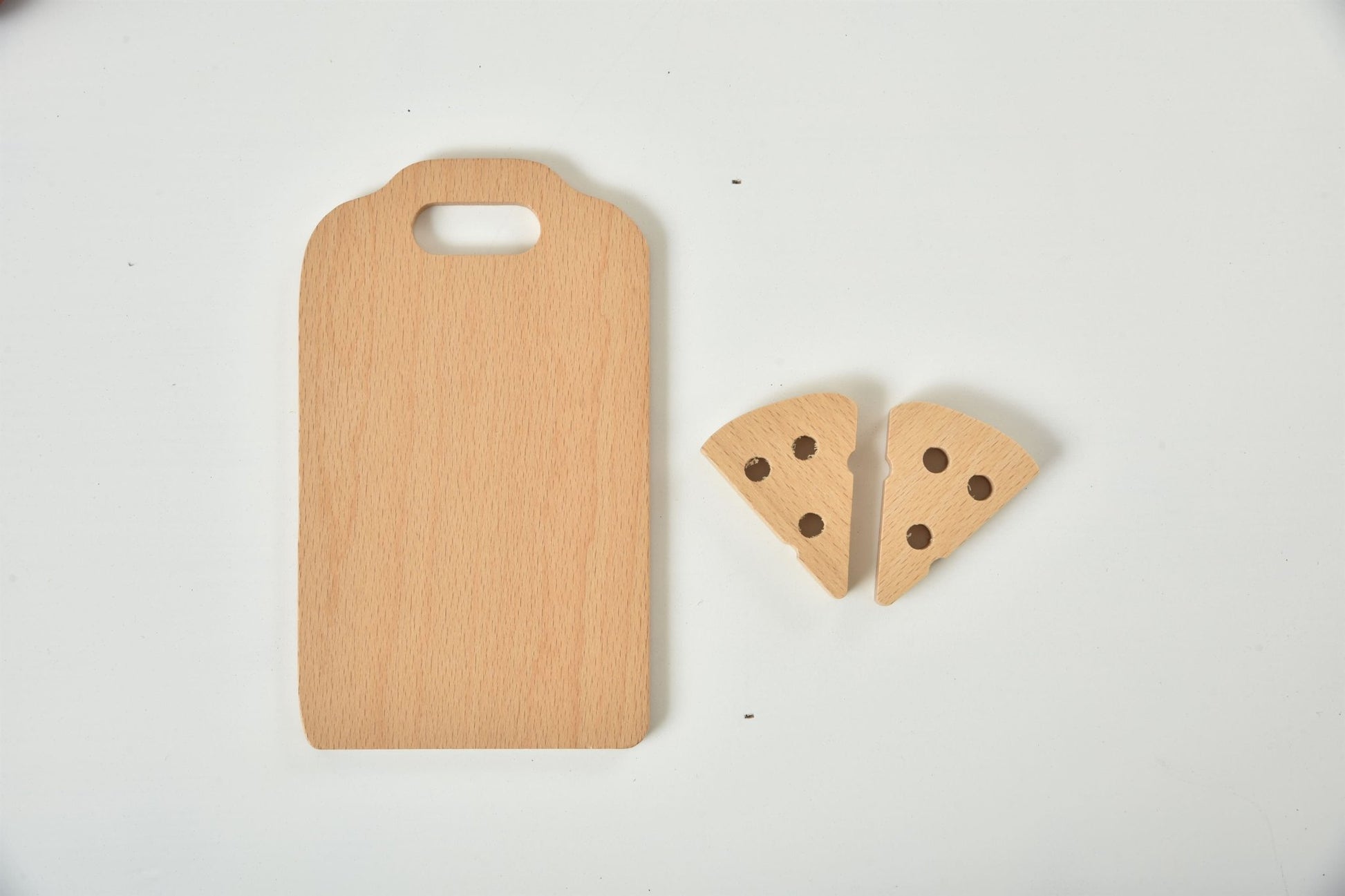 Wooden play food sets for kids kitchen - The Nurturing Nook