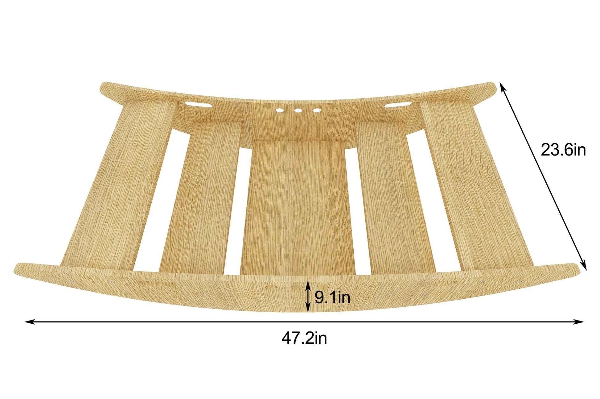 Wooden rocking boat and climber – gross motor play - The Nurturing Nook