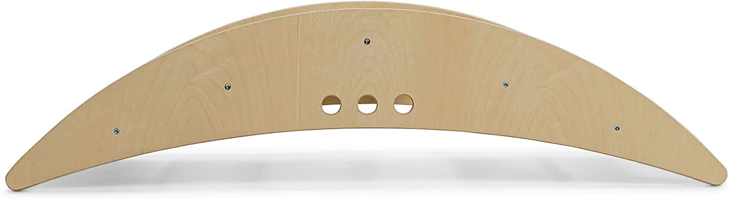 Wooden rocking boat and climber – gross motor play - The Nurturing Nook