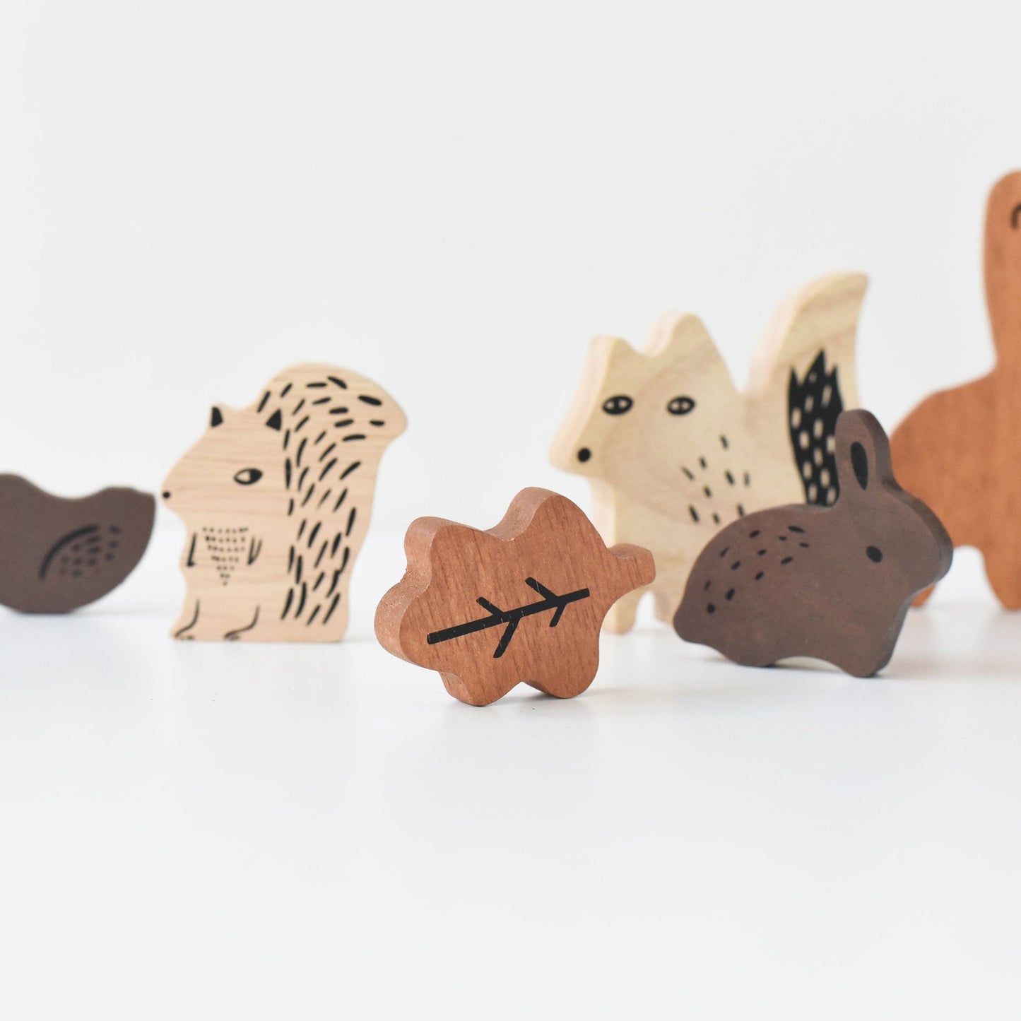 Wooden Tray Puzzle - Woodland Animals - The Nurturing Nook
