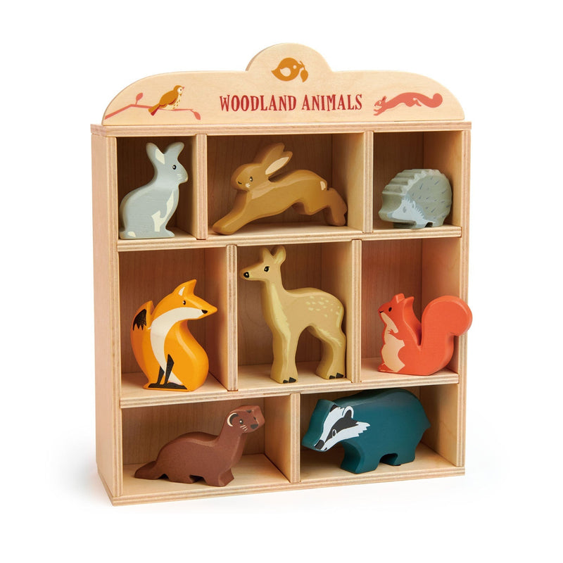 Tender Leaf woodland animal shelf set – pretend play toys