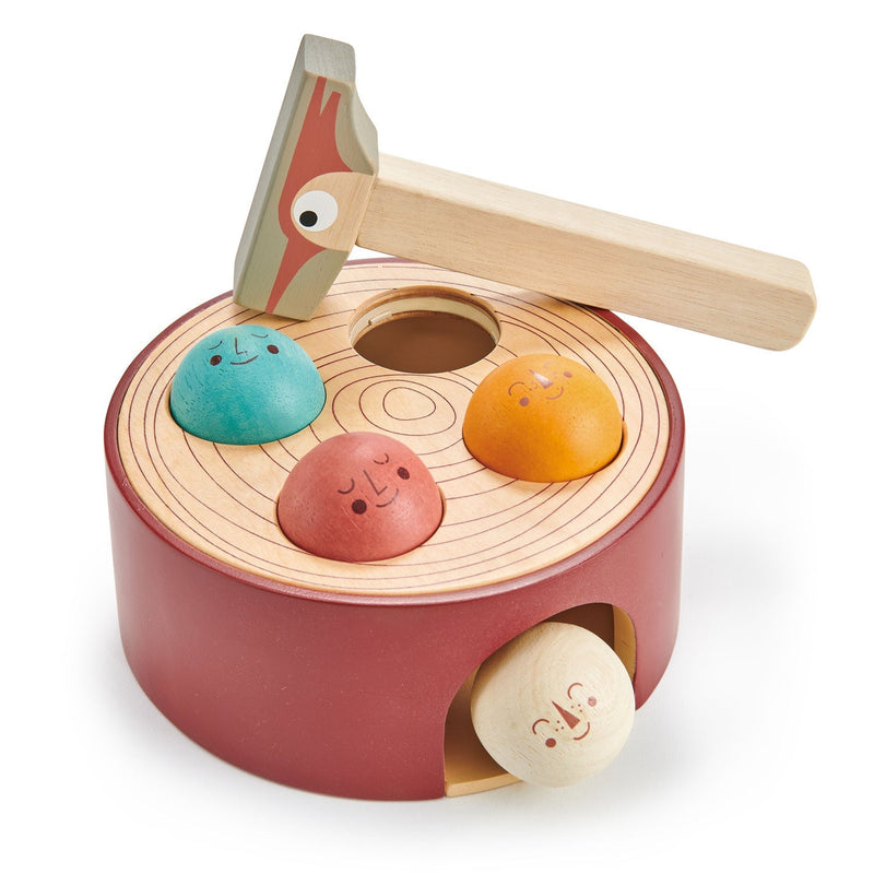 Tender Leaf wooden hammer woodpecker game for toddlers