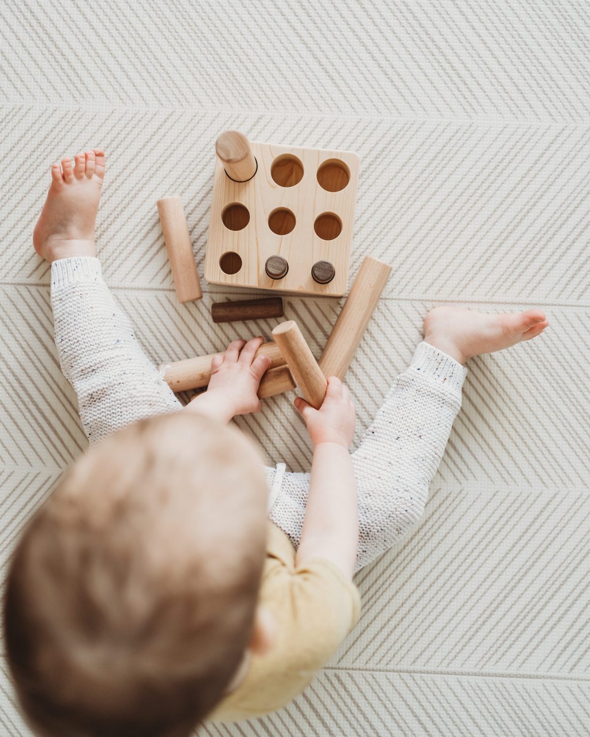 Montessori 9 - Peg Puzzle - The Nurturing Nook