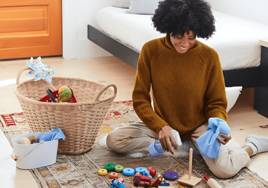 How to Clean and Disinfect Wooden Toys (Without Ruining Them) - The Nurturing Nook
