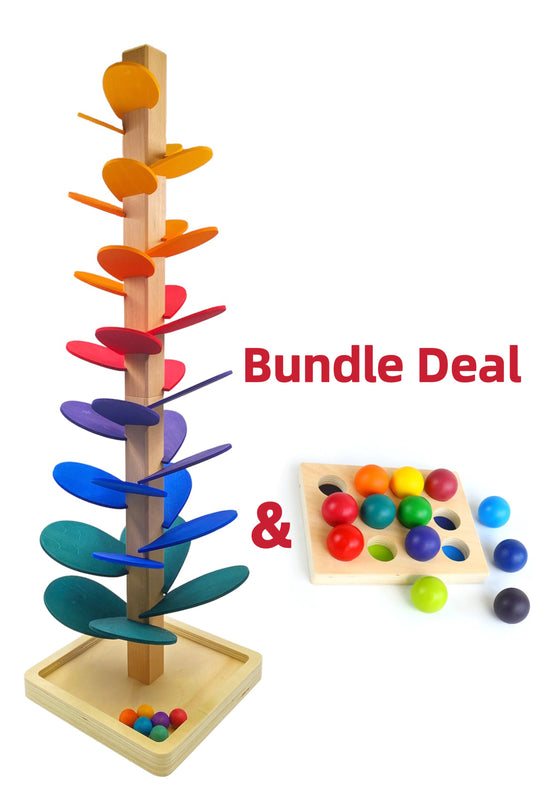 **Pre-order (Ships in 2-3 weeks)** **Bundle Deal**NEW Large Marble Tree in Primary Rainbow Colors