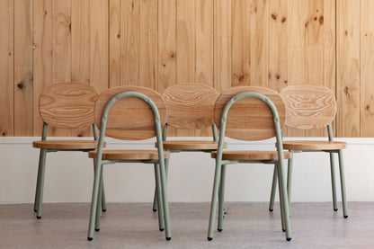 Ottie Stackable Chair - 12" Seat Height - Sage