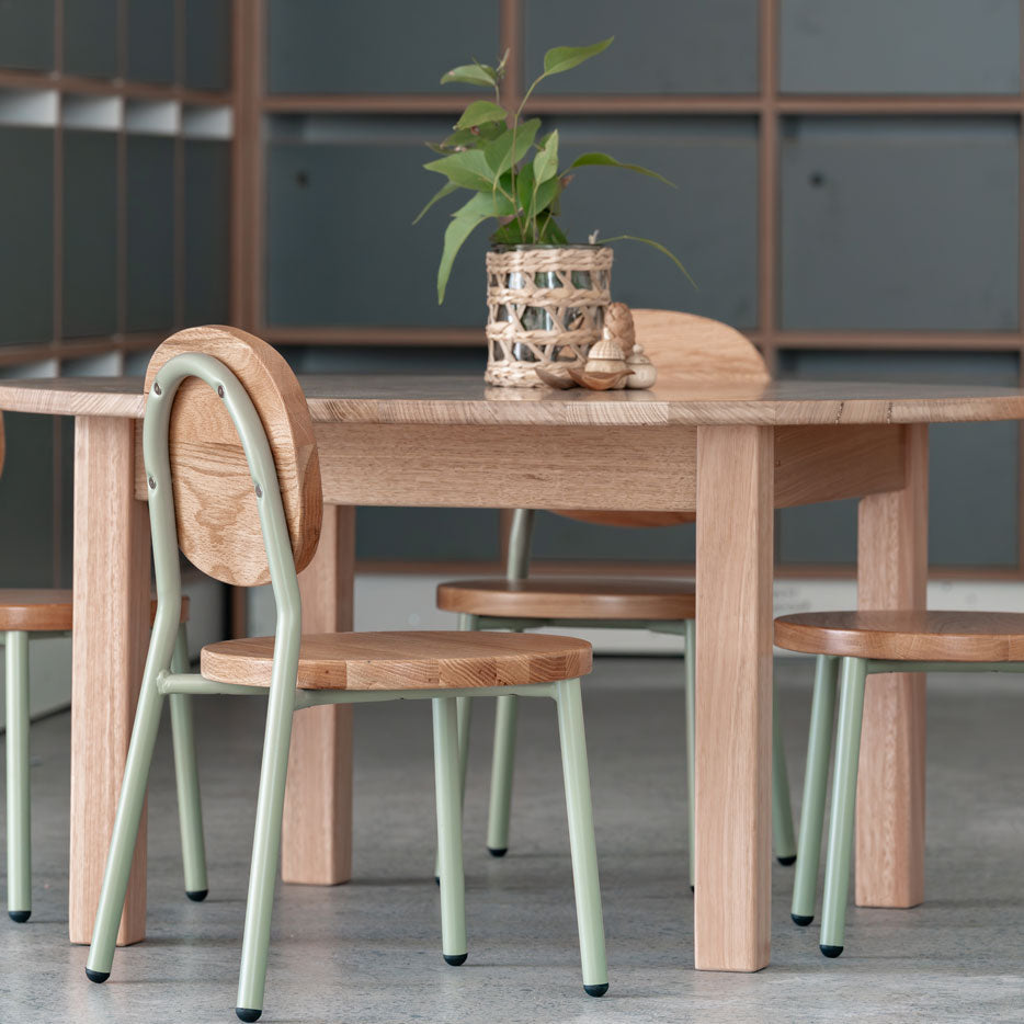 Ottie Stackable Chair - 10" Seat Height - Sage