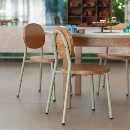 Ottie Stackable Chair - 10" Seat Height - Sage