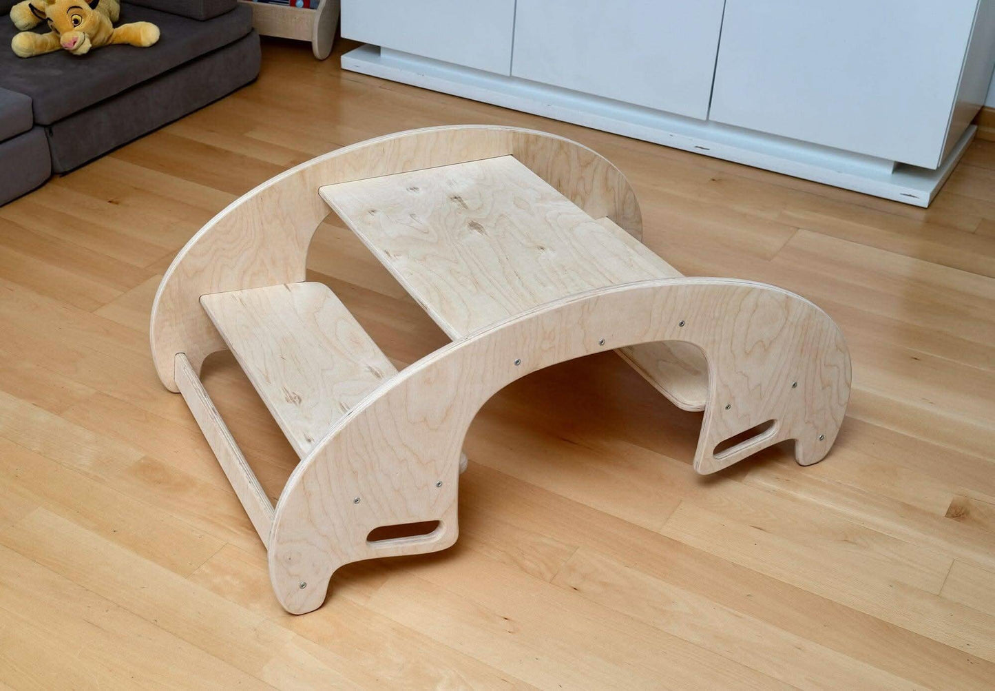 2in1 Montessori Seesaw and Table Chair Set