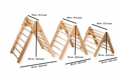 Montessori Triangle Climber Set / 3 size