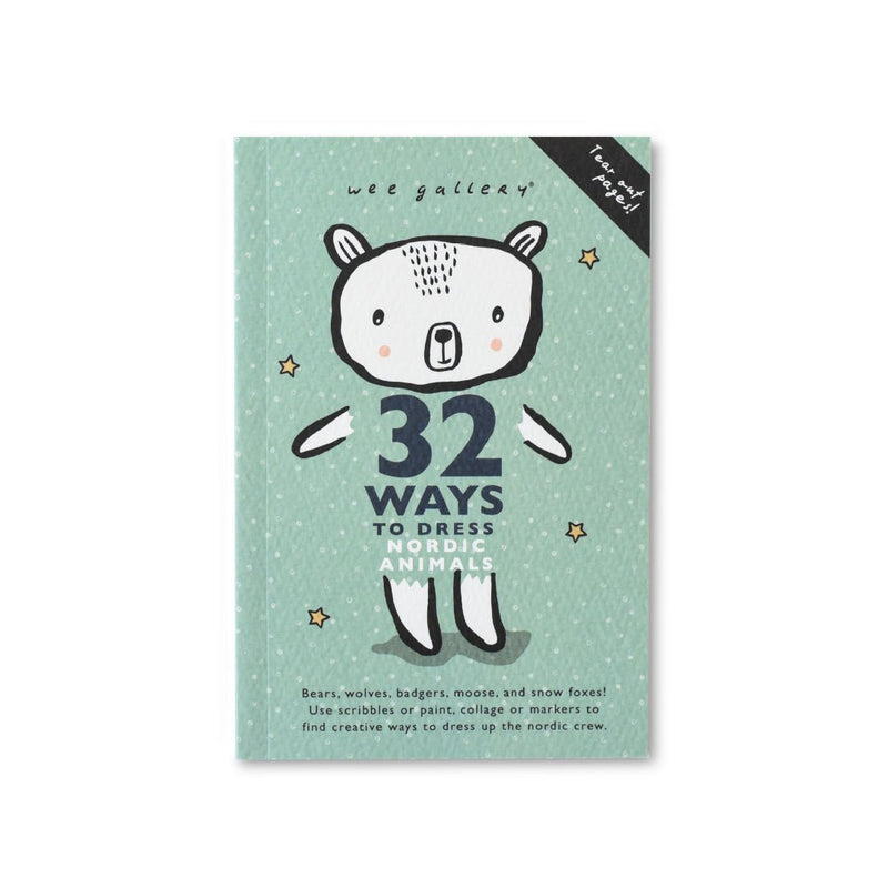 32 ways to dress Nordic animals - creative activity book