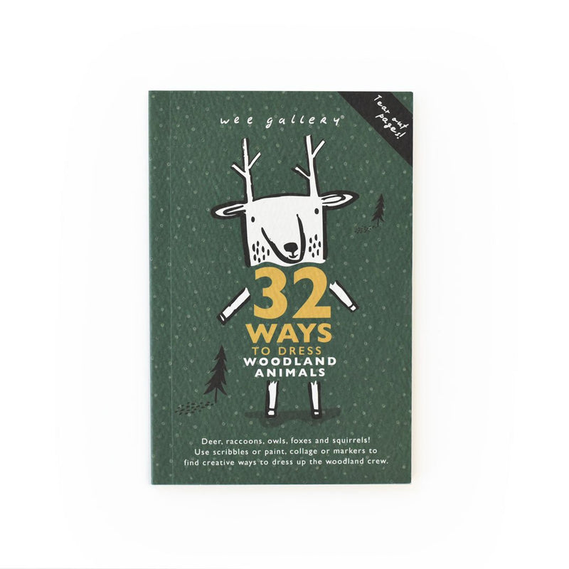 32 ways to dress woodland animals - toddlers activity book