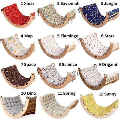 Climbing Triangle - Arch Rocker - XL Pillow and Ramp / 4 Pieces Set
