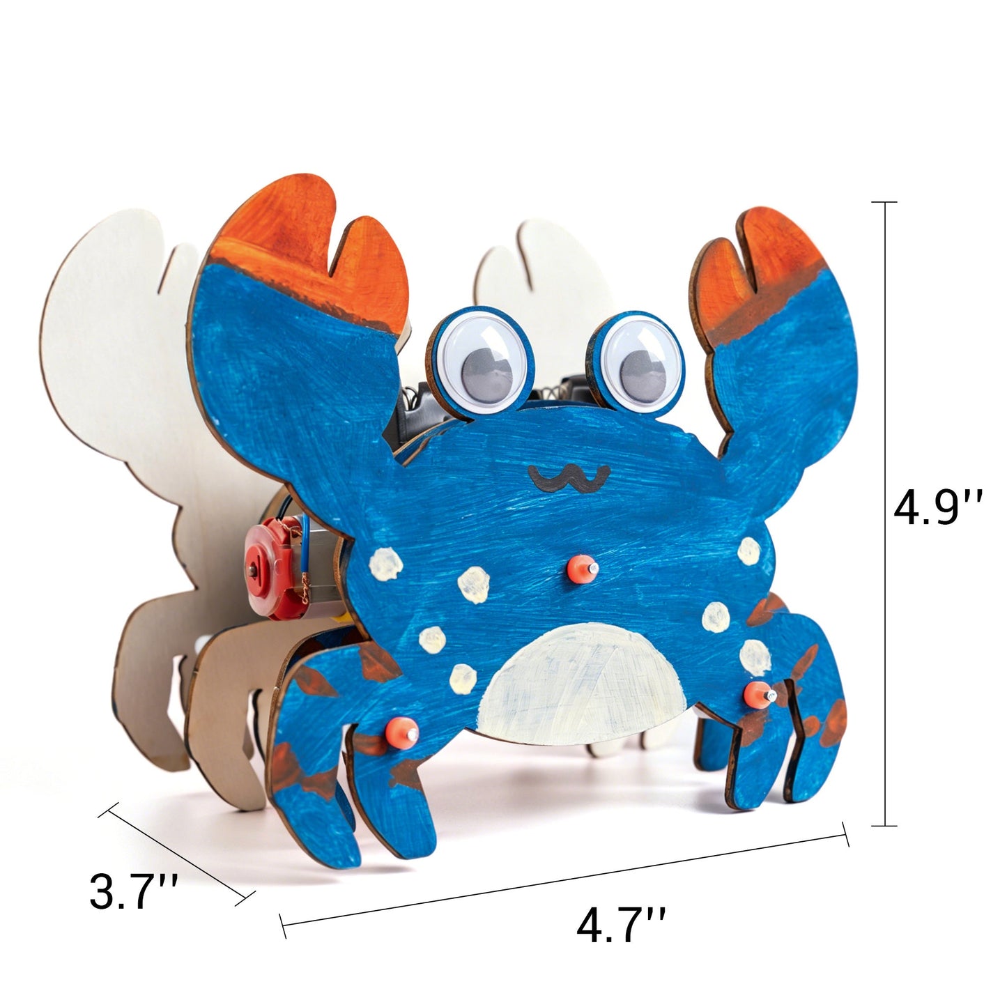 Sound-Activated Walking Crab STEM Kit – Build, Paint & Watch It Walk
